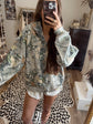 Boujee Bumpkin Camo Zip Up