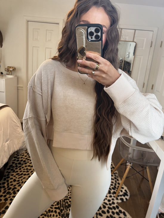 Doubt Me Now Top - Cream