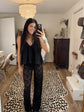 Black Lace Pants