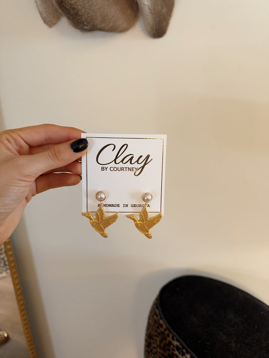 Duck Pearl Earrings