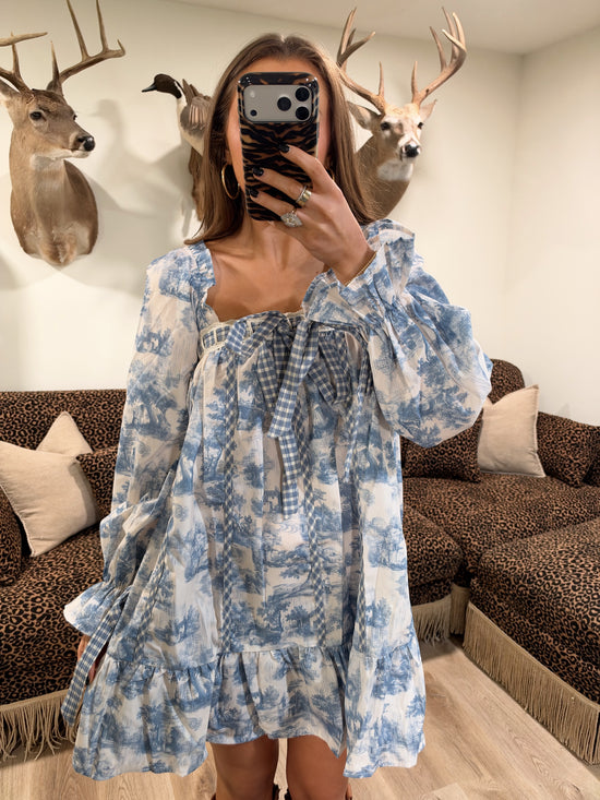 Blue Heart Like Mine Dress - Short