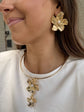 Golden Flower Earrings