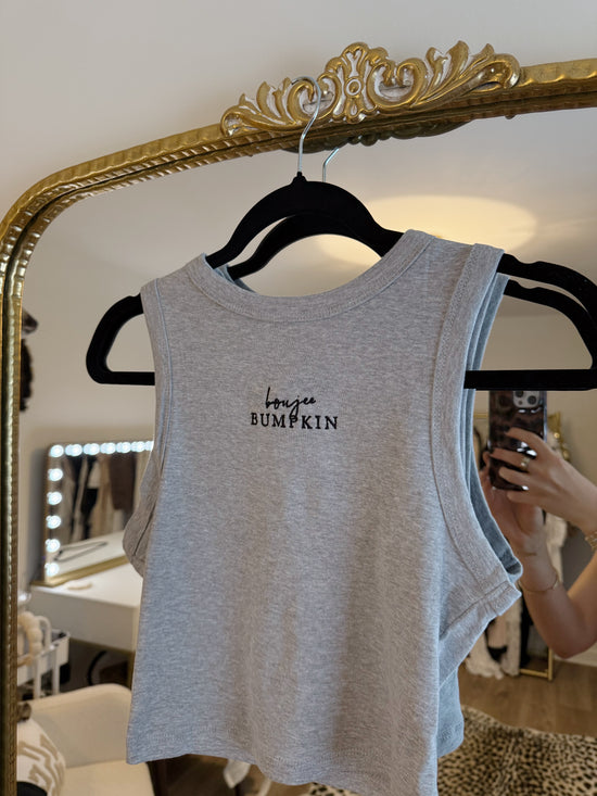 Boujee Bumpkin Tank - Grey