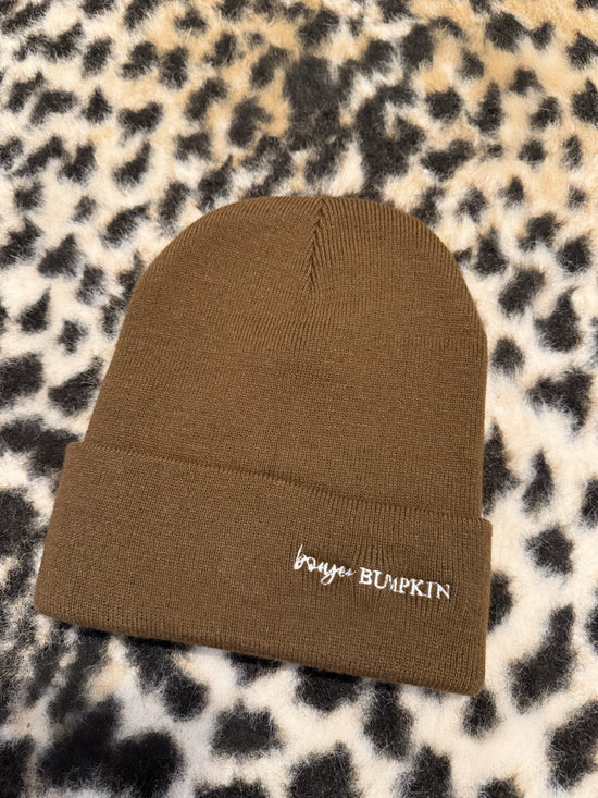 Boujee Bumpkin Brown Beanie