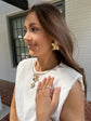 Golden Flower Earrings