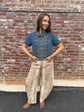 Deer Print Pants - Barrel