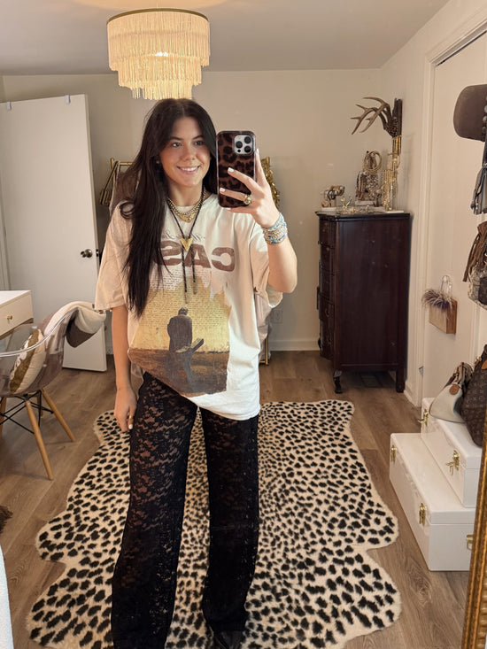 Black Lace Pants