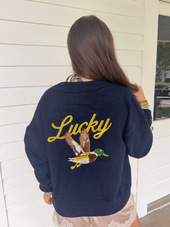 Lucky Duck Cardigan