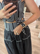 Scarf Cuff Bracelet - Polka Dot