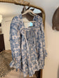 Blue Heart Like Mine Dress - Short
