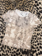 White Camo Top