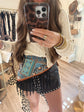 Fringe Hip Scarf
