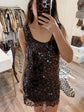 Bells & Whistles Dress - Brown