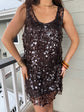 Bells & Whistles Dress - Brown