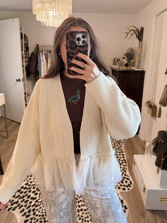 Tulle Cardigan