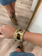 Scarf Cuff Bracelet - Cheetah
