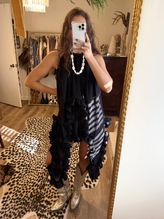 Black Chiffon Set
