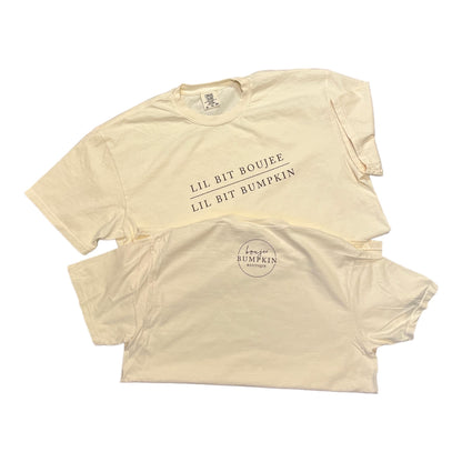 Lil Bit Boujee Lil Bit Bumpkin Tee (off white)